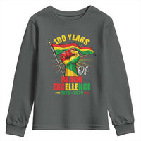 100 Years Of Black Excellence Youth Sweatshirt Centennial Black History Month