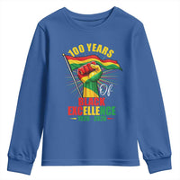 100 Years Of Black Excellence Youth Sweatshirt Centennial Black History Month