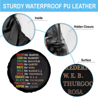 Black History Dream Like Martin Lead Like Harriet Spare Tire Cover African American Leaders
