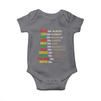Black History Dream Like Martin Lead Like Harriet Baby Onesie African American Leaders