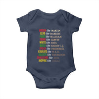 Black History Dream Like Martin Lead Like Harriet Baby Onesie African American Leaders