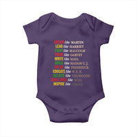 Black History Dream Like Martin Lead Like Harriet Baby Onesie African American Leaders