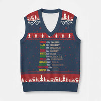 Black History Dream Like Martin Lead Like Harriet V-Neck Knit Sweater Vest African American Leaders