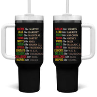 Black History Dream Like Martin Lead Like Harriet Tumbler With Handle African American Leaders