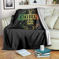 100 Years Of Excellence Black History Month 1926 2026 Throw Blanket