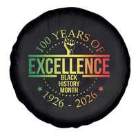 100 Years Of Excellence Black History Month 1926 2026 Spare Tire Cover