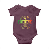 100 Years Of Excellence Black History Month 1926 2026 Baby Onesie