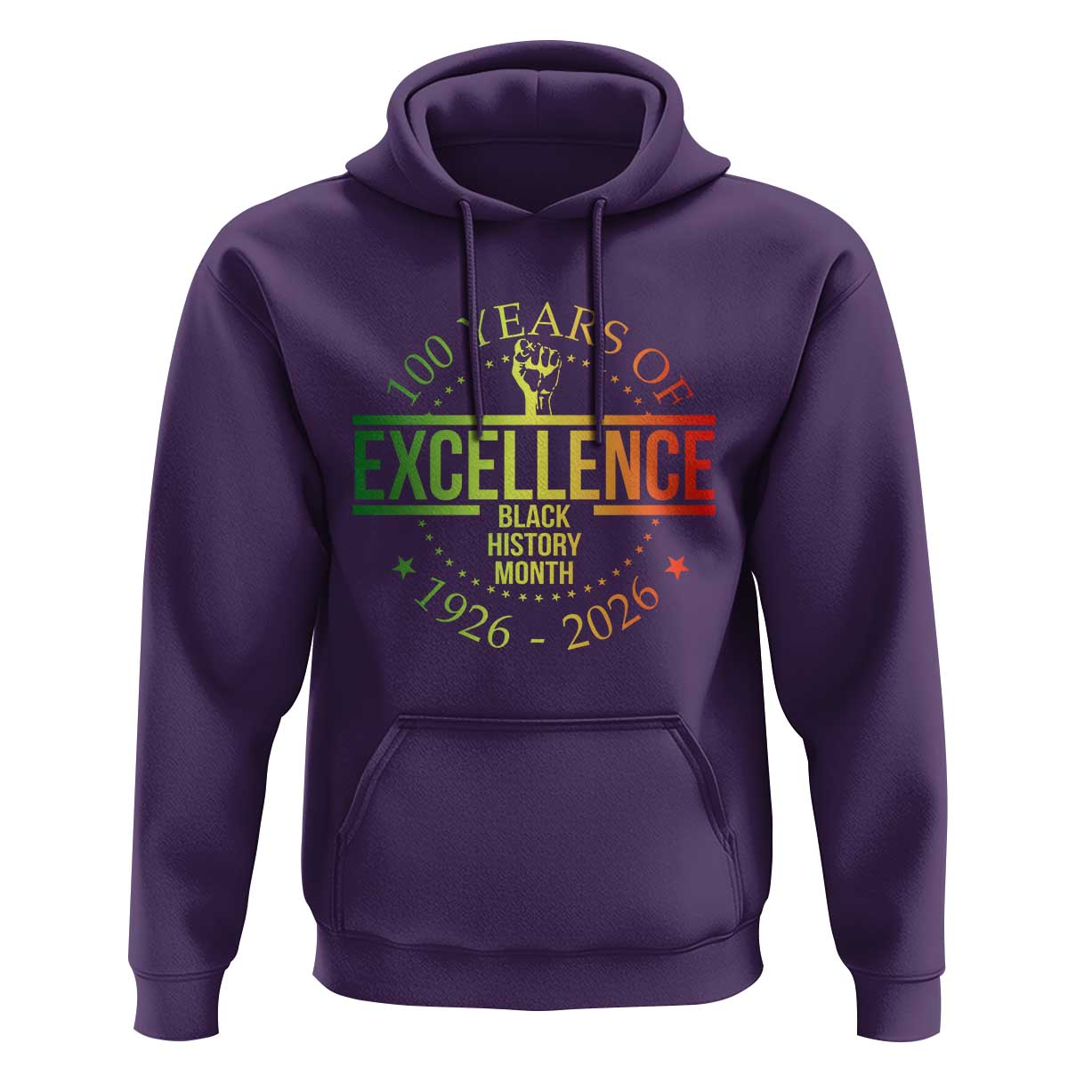100 Years Of Excellence Black History Month 1926 2026 Hoodie