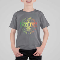 100 Years Of Excellence Black History Month 1926 2026 T Shirt For Kid
