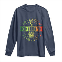 100 Years Of Excellence Black History Month 1926 2026 Long Sleeve Shirt