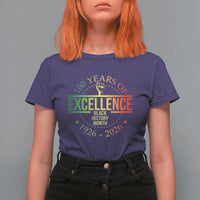 100 Years Of Excellence Black History Month 1926 2026 T Shirt For Women