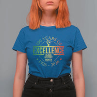 100 Years Of Excellence Black History Month 1926 2026 T Shirt For Women