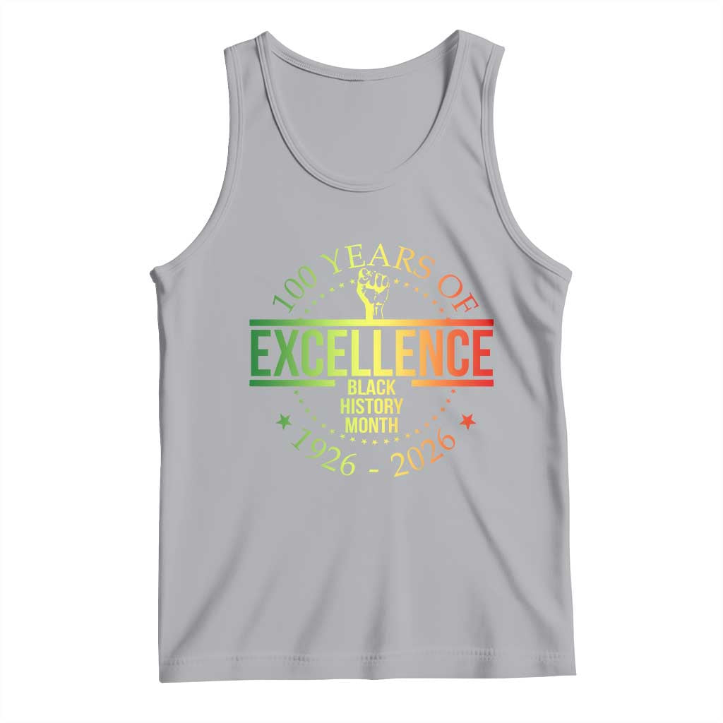 100 Years Of Excellence Black History Month 1926 2026 Tank Top