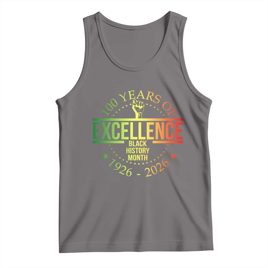 100 Years Of Excellence Black History Month 1926 2026 Tank Top