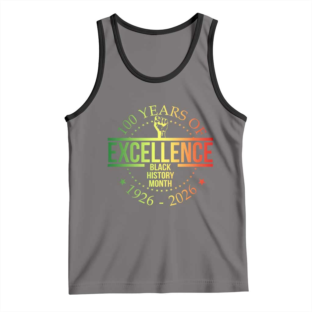 100 Years Of Excellence Black History Month 1926 2026 Tank Top