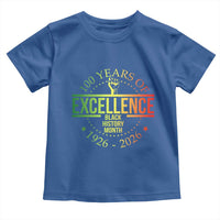 100 Years Of Excellence Black History Month 1926 2026 Toddler T Shirt