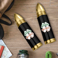 Prone to Shenanigans and Malarkey Bullet Tumbler Funny St Patricks Day Shamrock