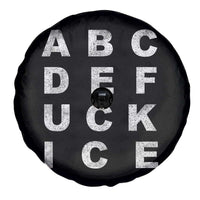 Funny Fuck Ice Protest Resistance Spare Tire Cover Political Alphabet Graphic