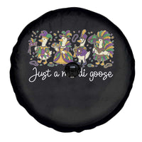 Goose Mardi Gras Spare Tire Cover Funny Just A Mardi Goose New Orleans Carnival
