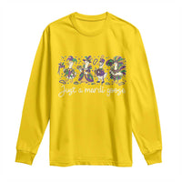 Goose Mardi Gras Long Sleeve Shirt Funny Just A Mardi Goose New Orleans Carnival