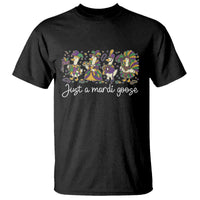 Goose Mardi Gras T Shirt Funny Just A Mardi Goose New Orleans Carnival