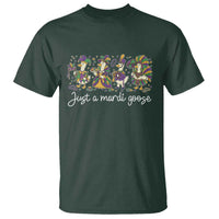 Goose Mardi Gras T Shirt Funny Just A Mardi Goose New Orleans Carnival