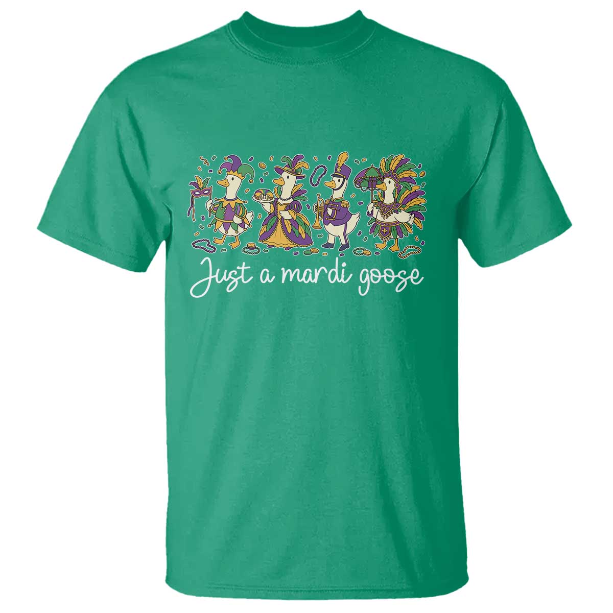 Goose Mardi Gras T Shirt Funny Just A Mardi Goose New Orleans Carnival