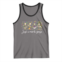 Goose Mardi Gras Tank Top Funny Just A Mardi Goose New Orleans Carnival