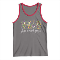 Goose Mardi Gras Tank Top Funny Just A Mardi Goose New Orleans Carnival