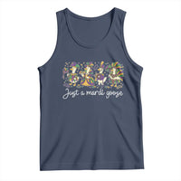 Goose Mardi Gras Tank Top Funny Just A Mardi Goose New Orleans Carnival