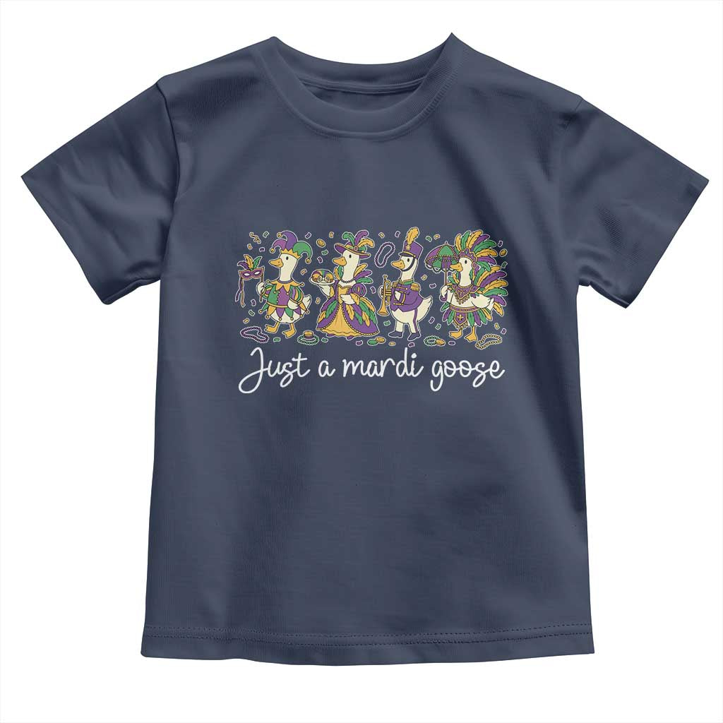 Goose Mardi Gras Toddler T Shirt Funny Just A Mardi Goose New Orleans Carnival