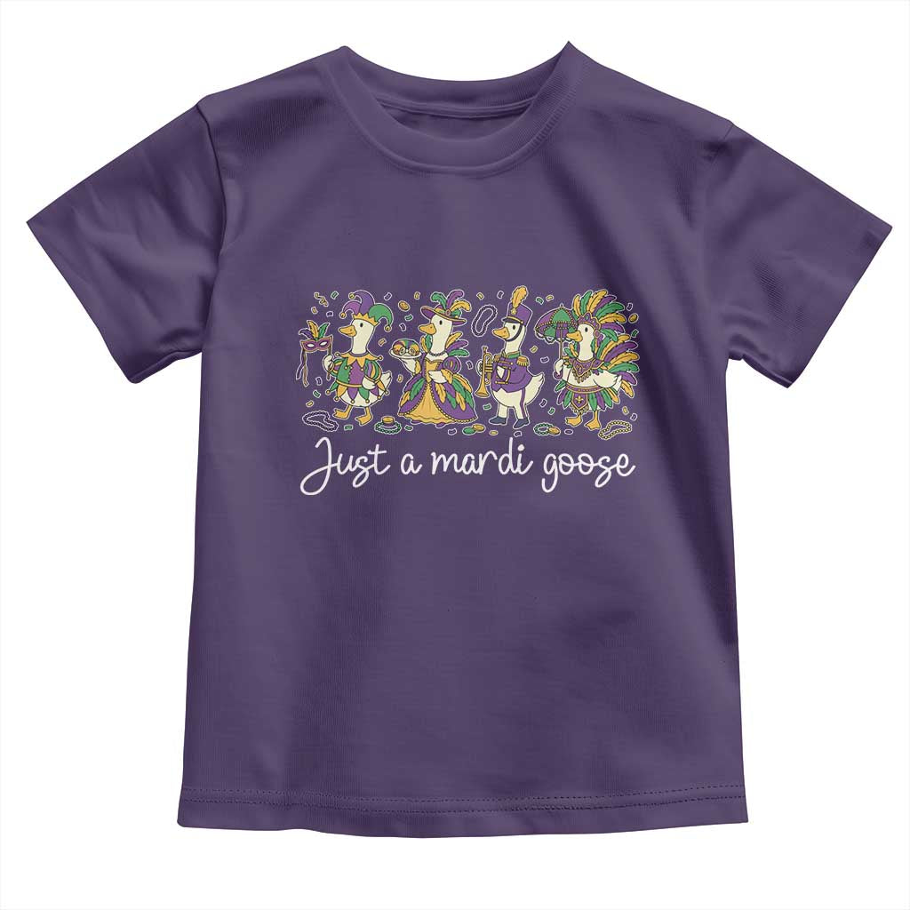 Goose Mardi Gras Toddler T Shirt Funny Just A Mardi Goose New Orleans Carnival