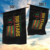 100 Years Of Black History Month Garden Flag African American Centennial Milestone American Flag
