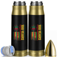 100 Years Of Black History Month Bullet Tumbler African American Centennial Milestone American Flag