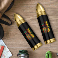 100 Years Of Black History Month Bullet Tumbler African American Centennial Milestone American Flag