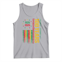 100 Years Of Black History Month Tank Top African American Centennial Milestone American Flag