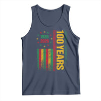 100 Years Of Black History Month Tank Top African American Centennial Milestone American Flag