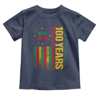 100 Years Of Black History Month Toddler T Shirt African American Centennial Milestone American Flag