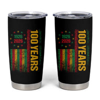 100 Years Of Black History Month Tumbler Cup African American Centennial Milestone American Flag