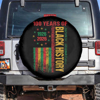 100 Years Of Black History Spare Tire Cover Centennial Milestone Vintage African American Flag