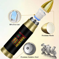 100 Years Of Black History Bullet Tumbler Centennial Milestone Vintage African American Flag