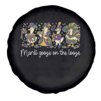 Goose Mardi Gras Spare Tire Cover Funny Mardi Goose On The Loose New Orleans Carnival