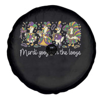 Goose Mardi Gras Spare Tire Cover Funny Mardi Goose On The Loose New Orleans Carnival