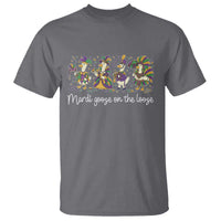 Goose Mardi Gras T Shirt Funny Mardi Goose On The Loose New Orleans Carnival