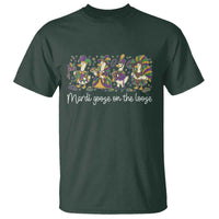 Goose Mardi Gras T Shirt Funny Mardi Goose On The Loose New Orleans Carnival