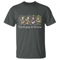 Goose Mardi Gras T Shirt Funny Mardi Goose On The Loose New Orleans Carnival