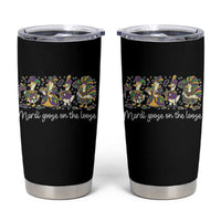 Goose Mardi Gras Tumbler Cup Funny Mardi Goose On The Loose New Orleans Carnival