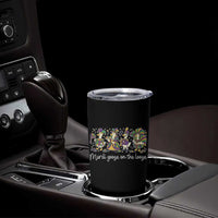 Goose Mardi Gras Tumbler Cup Funny Mardi Goose On The Loose New Orleans Carnival