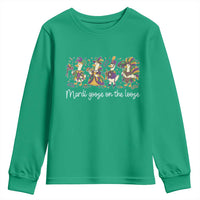 Goose Mardi Gras Youth Sweatshirt Funny Mardi Goose On The Loose New Orleans Carnival