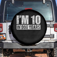 70th Birthday Funny I Am 10 In Dog Years Spare Tire Cover 70 Years Old Gifts